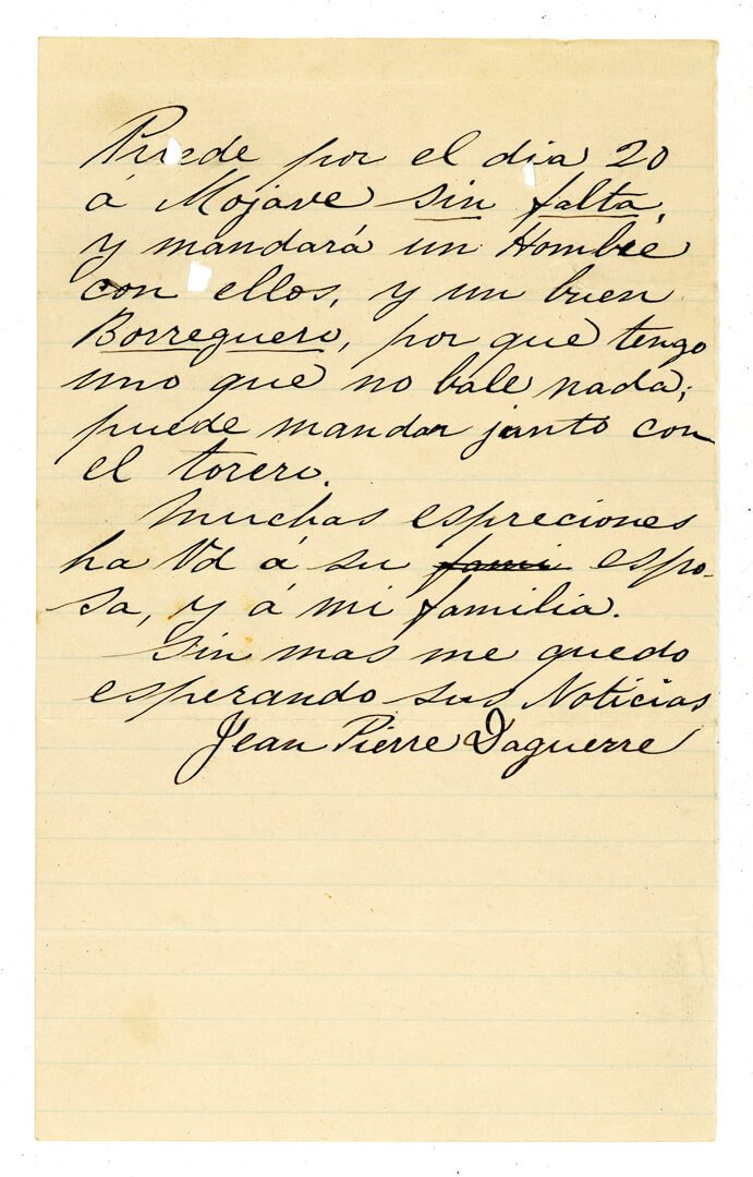 Jean Pierre Daguerre to Lewis F. Moulton, May 15th, 1894_2018.36.345.b