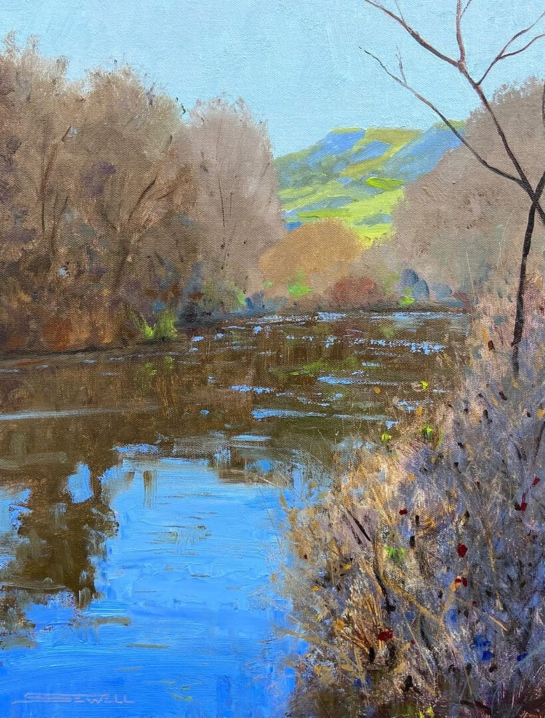 Aliso-Creek-18×14-Water-Mixable-Oil-on-Canvas